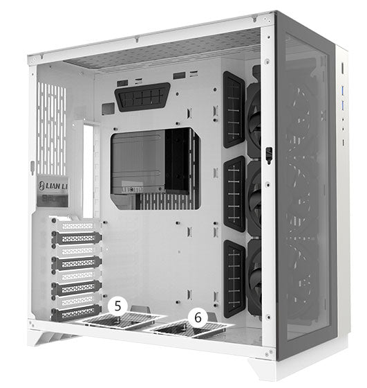 LIAN-LI Full Tower Case PC-011 Dynamic White