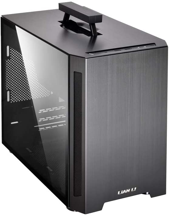 LIAN-LI MINI-ITX CASE PC-TU150 ALUMINUM TG BLACK - Cryptech