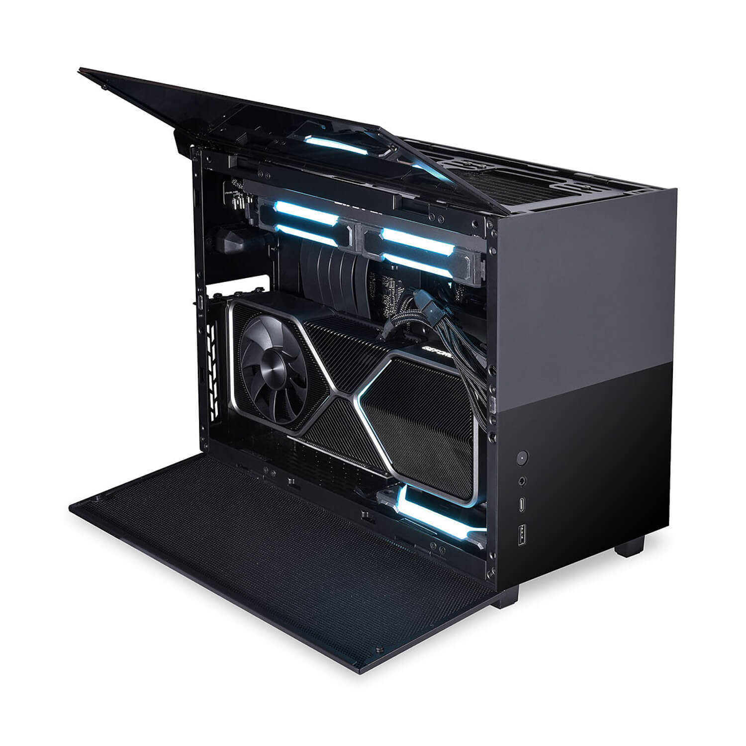 LIAN-LI MINI-ITX CASE Q58 BLACK PCI-E X4