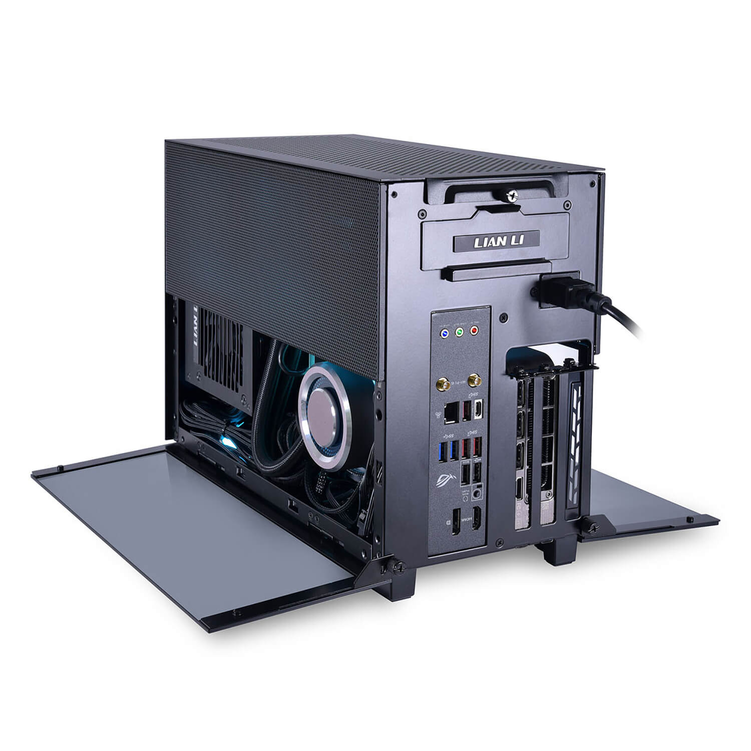 LIAN-LI MINI-ITX CASE Q58 BLACK PCI-E X4