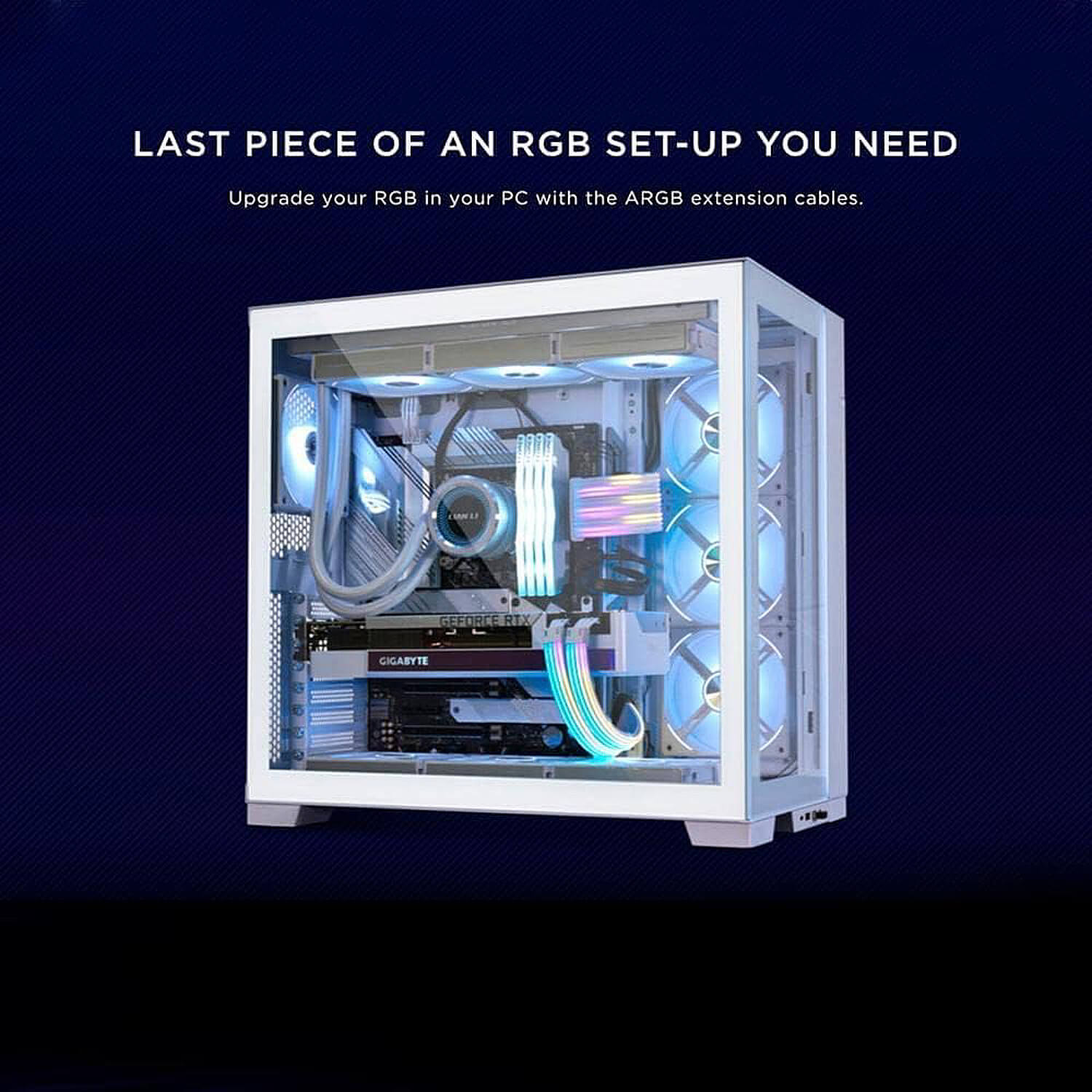 LIAN-LI PW8-P STRIMER PLUS RGB 8-PIN כבל הארכה