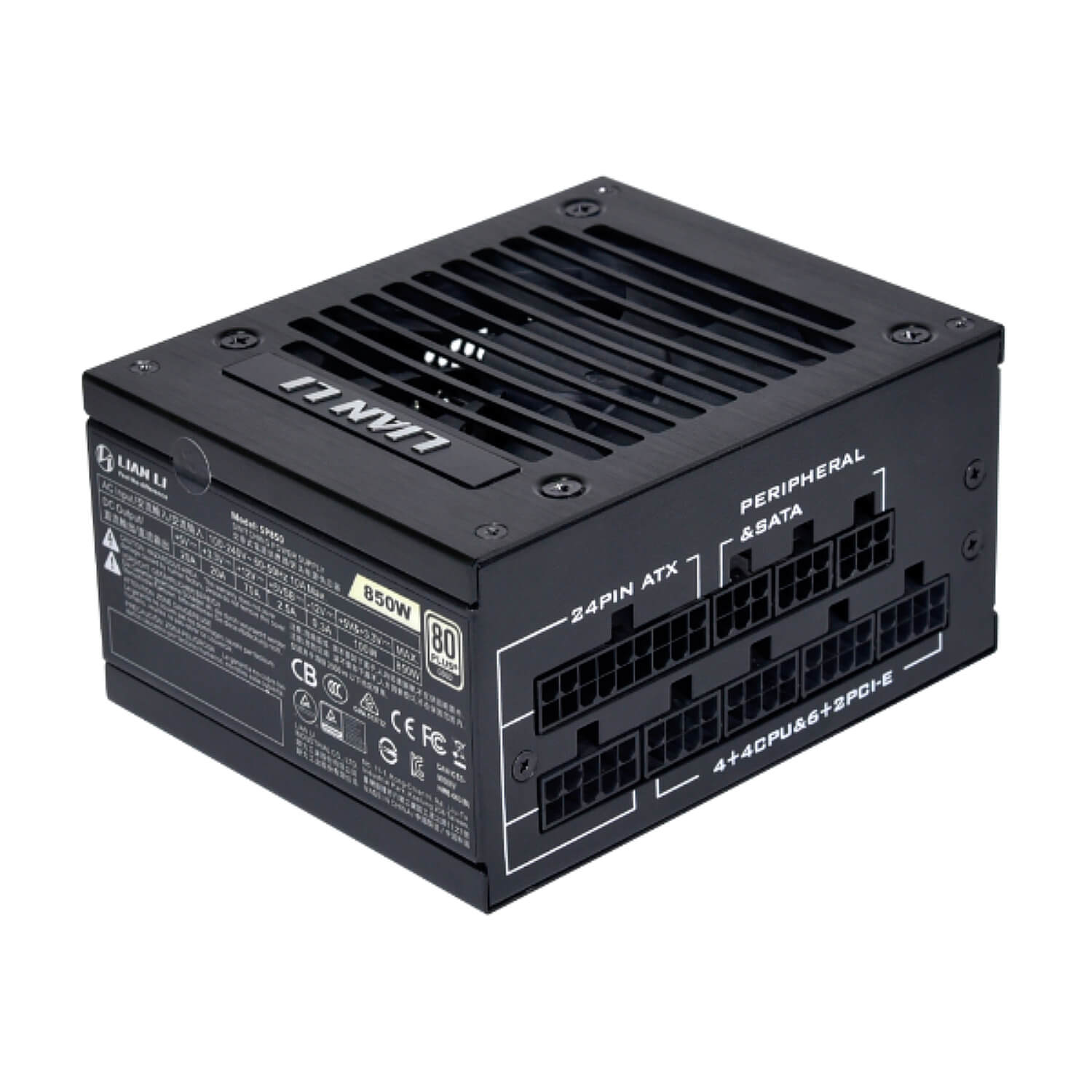 Lian-Li SP850 850W Gold 80 + Fully Modular (12VHPWR) PSU Black