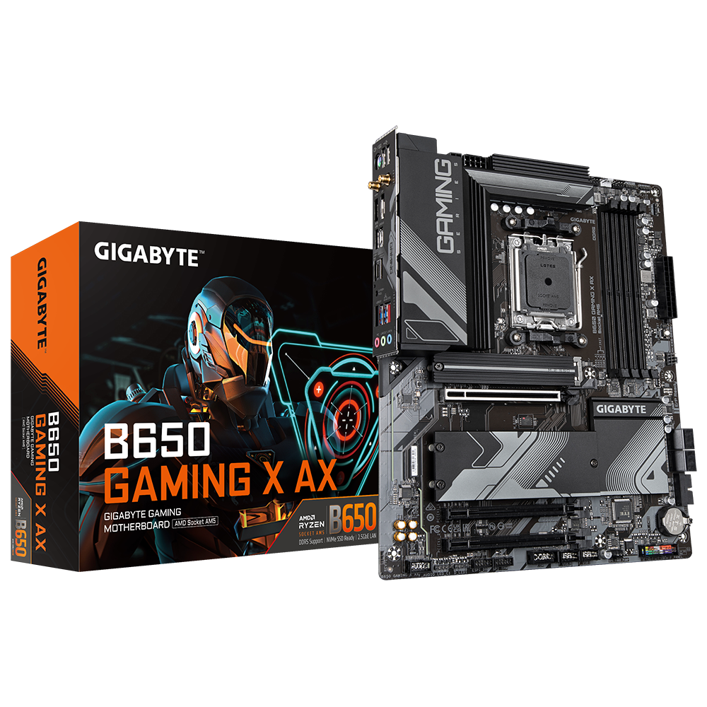 לוח Gigabyte B650 Gaming X AX 1.5 ATX WIFI BT AMD Zen4 AM5 DDR5 - Cryptech