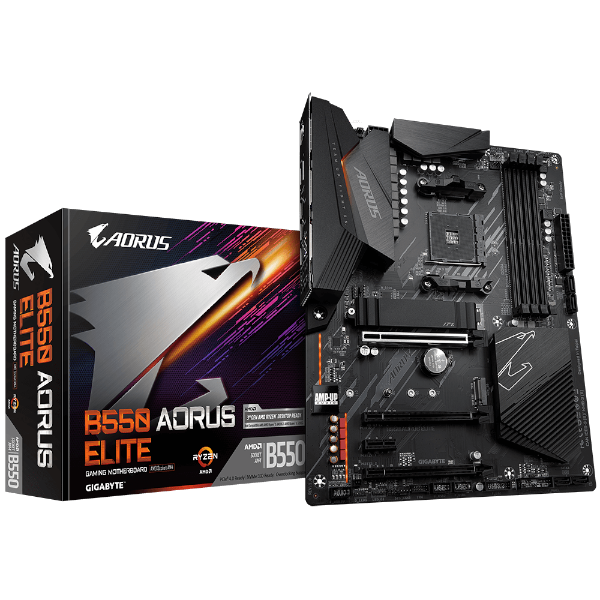 לוח אם למעבדי AMD Ryzen 3 Gigabyte B550 AORUS ELITE V2 - Cryptech