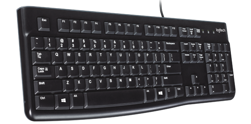 LOGITECH K120 KEYBOARD USB BLACK - Cryptech