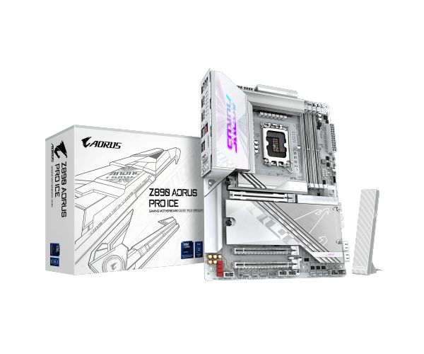 לוח לאינטל דור 15 Gigabyte Z890 AORUS PRO ICE 5GbE ATX LGA1851