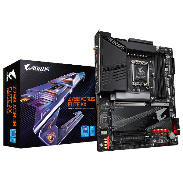 לוח Gigabyte Z790 AORUS ELITE AX DDR5 WIFI 6E 2.5GB Lan LGA1700 R - Cryptech