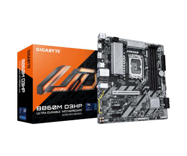 לוח לאינטל דור 15 Gigabyte B860M D3HP Micro-ATX DDR5