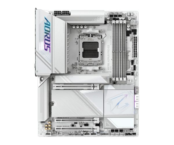 לוח למעבדי AMD Gigabyte X870E AORUS PRO ATX AM5 DDR5 WIFI7 BT