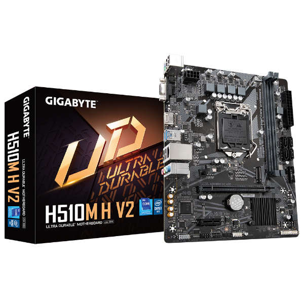 לוח דור 11/10 Gigabyte H510M H V2 Micro-Atx LGA1200 PCIE4.0X16 - Cryptech