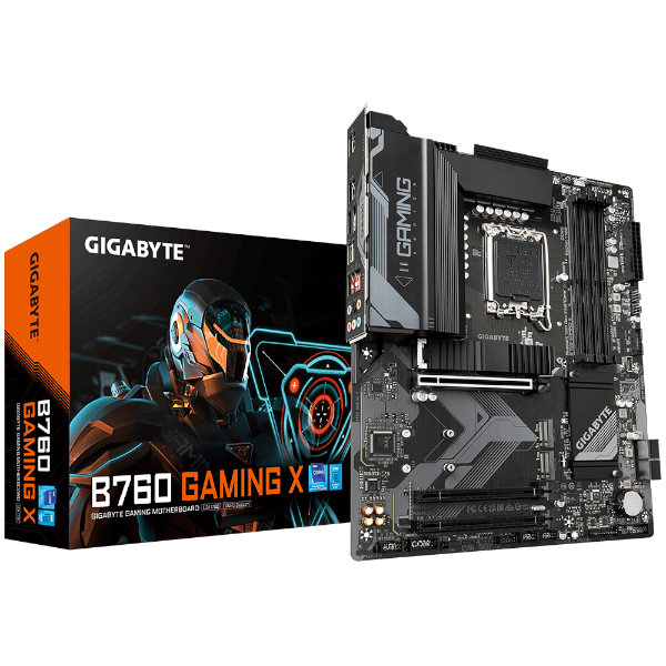 לוח למעבדי אינטל Gigabyte B760 Gaming X DDR5 ATX LGA1700 - Cryptech