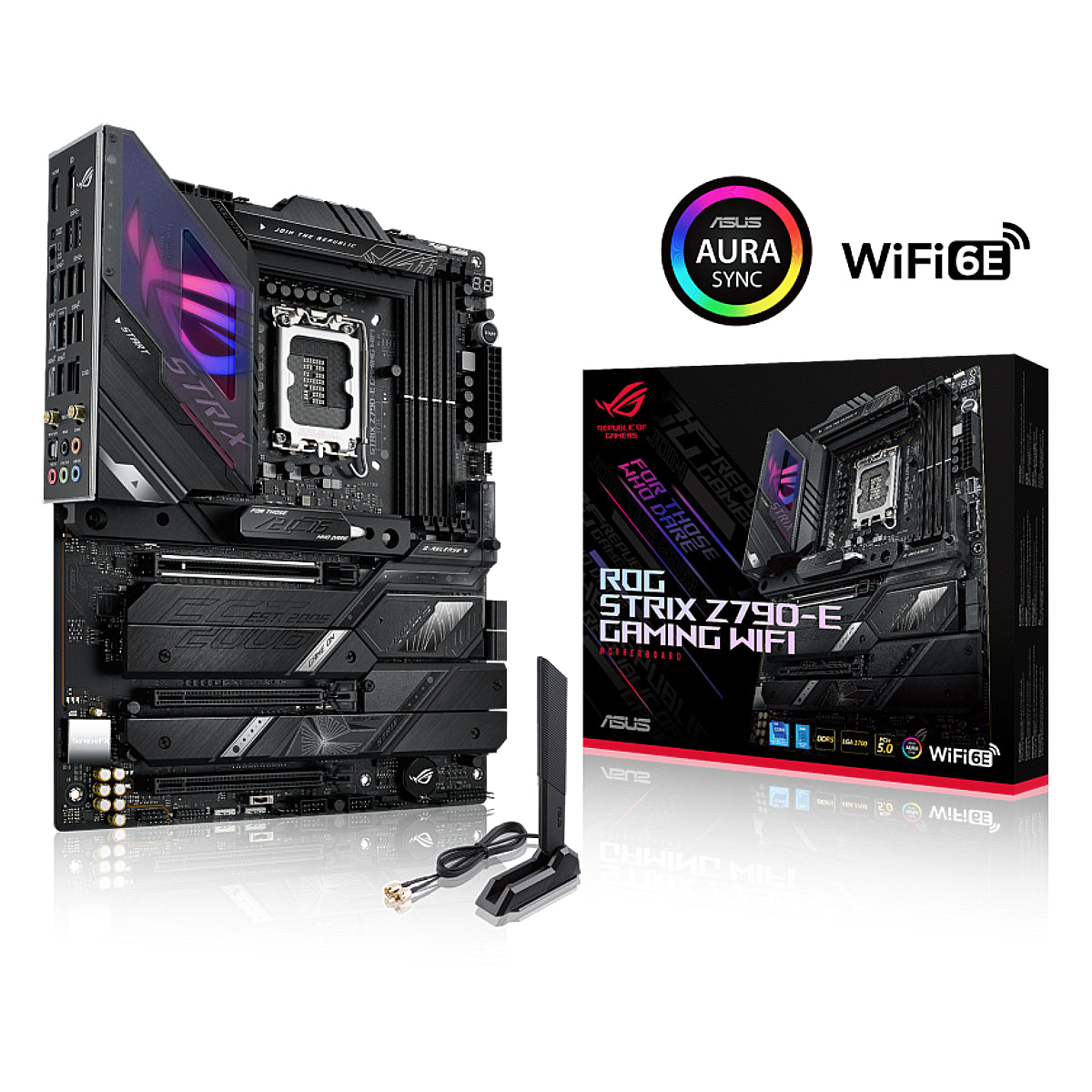 לוח אם ASUS ROG STRIX Z790-E GAMING WIFI Intel LGA1700 Z790 DDR5