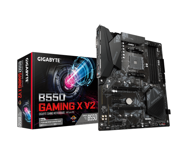 לוח אם Gigabyte B550 GAMING X V2 1.3 ATX DDR4 HDMI DVI AMD