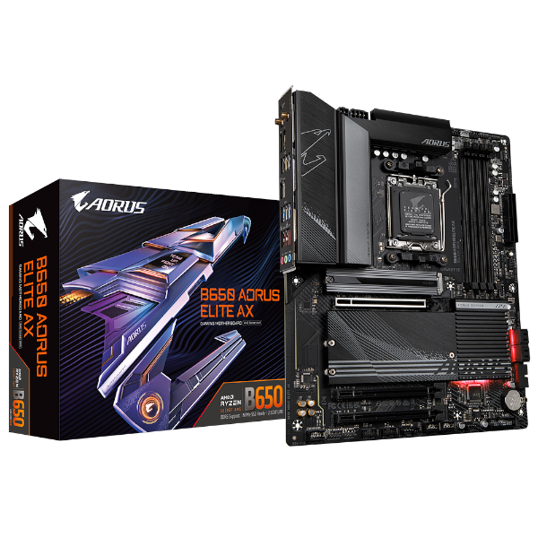 לוח אם Gigabyte B650 AORUS PRO AX ATX Zen4 AMD WIFI6E - Cryptech