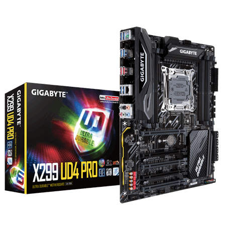 לוח אם Gigabyte X299 UD4 Pro LGA2066 - Cryptech