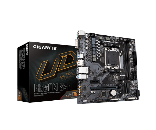 לוח Gigabyte B650M S2H 1.2 AM5 Micro-Atx DDR5 DP HDMI AMD