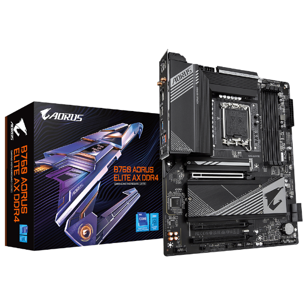 לוח Gigabyte B760 A ELITE AX DDR4 ATX WIFI 6E - Cryptech