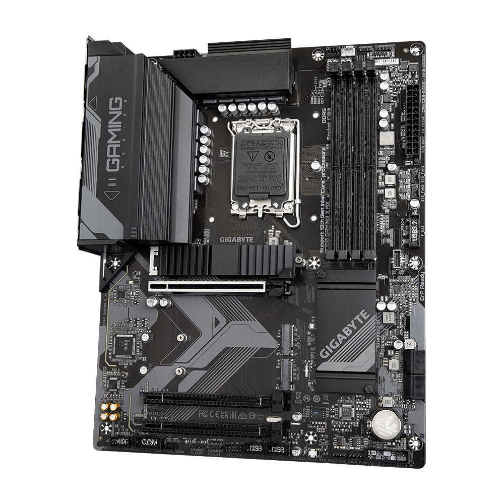 לוח למעבדי אינטל Gigabyte B760 Gaming X AX DDR5 ATX LGA1700 WIFI6 - Cryptech