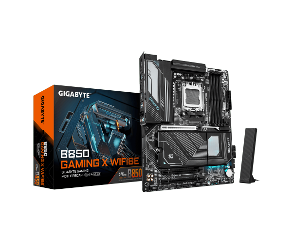 לוח אם GIGABYTE B850 GAMING X WIFI6E ATX DDR5 AM5 BT 2.5 GBE LAN