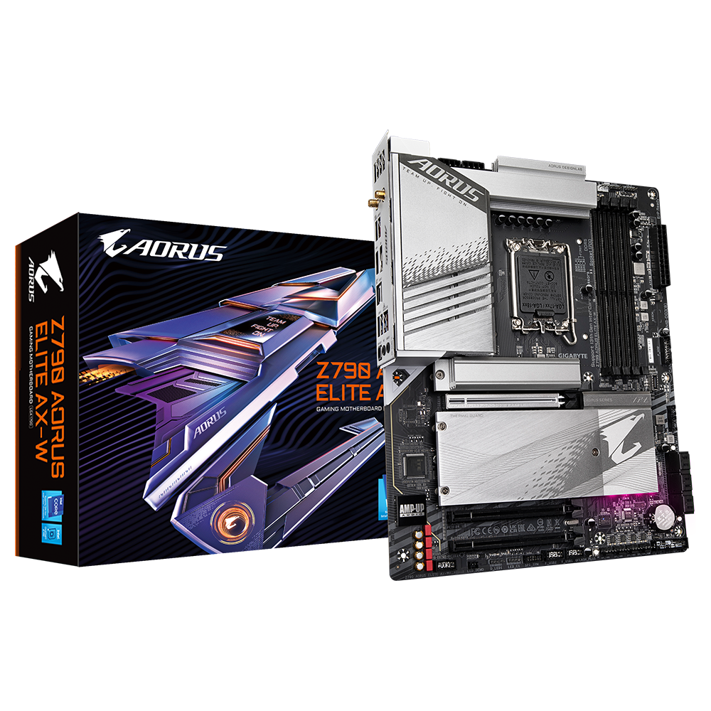 לוח Gigabyte Z790 AORUS ELITE AX-W DDR5 WIFI 6E BT ATX - Cryptech