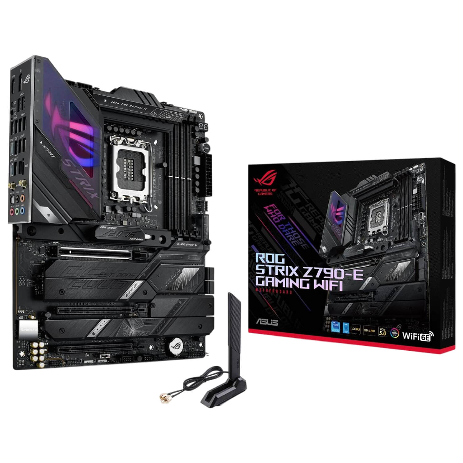 לוח אם ASUS ROG STRIX Z790-E GAMING WIFI Intel LGA1700 Z790 DDR5