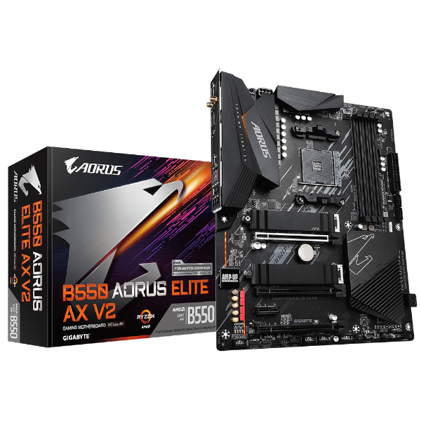 לוח אם GIGABYTE B550 AORUS ELITE AX V2 RGB - Cryptech