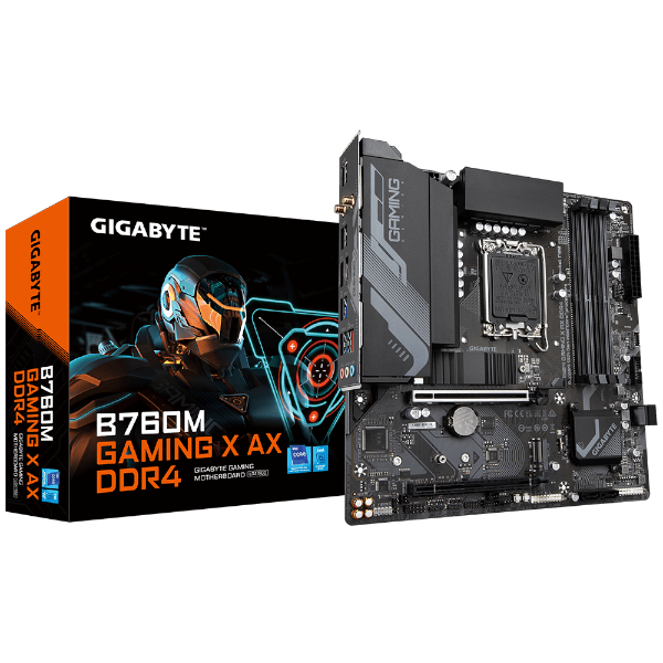 לוח Gigabyte B760M G X AX DDR4 1.1 ATX WIFI6E BT LGA1700 - Cryptech