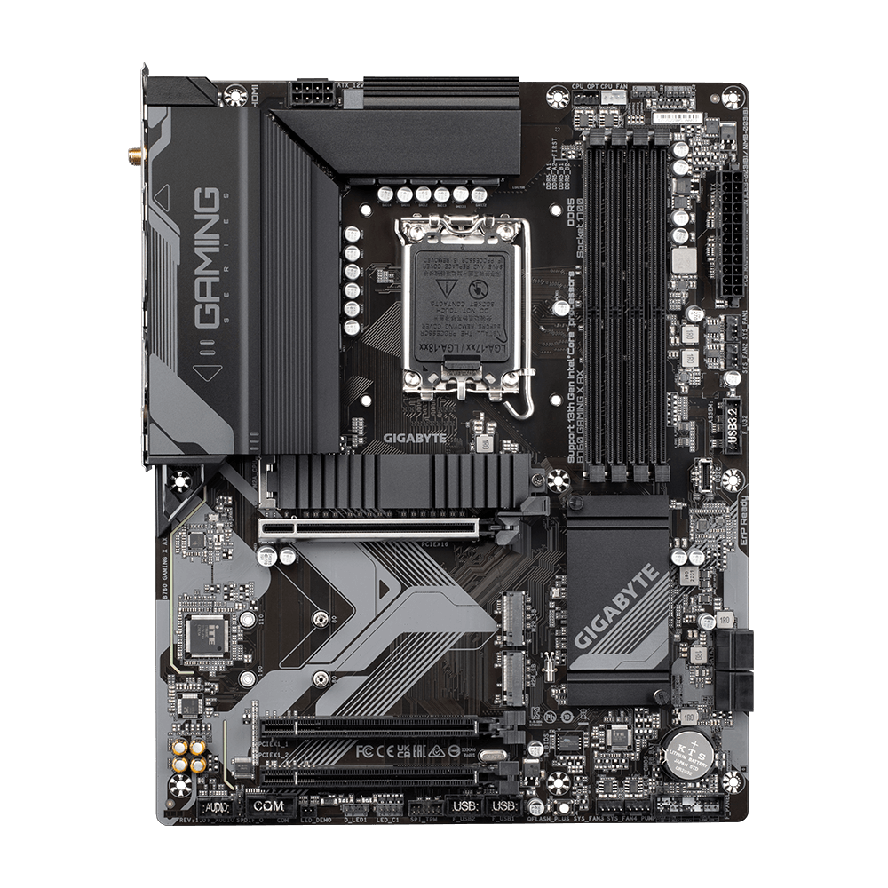 לוח למעבדי אינטל Gigabyte B760 Gaming X AX DDR5 ATX LGA1700 WIFI6 - Cryptech