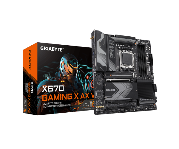 לוח Gigabyte X670 Gaming X AX V2 AM5 PCIE 5.0 DDR5 WIFI 6E