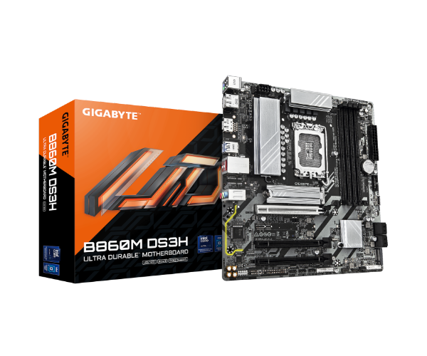 לוח לאינטל דור 15 Gigabyte B860M DS3H Micro-ATX DDR5