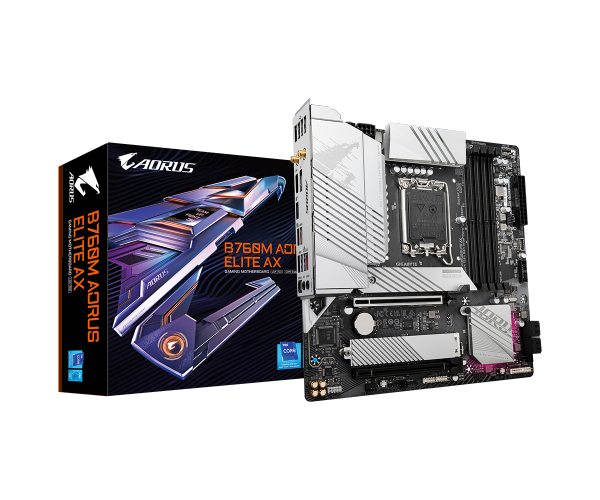 לוח Gigabyte B760M AORUS ELITE AX REV1.3 DDR5 mATX WIFI BT