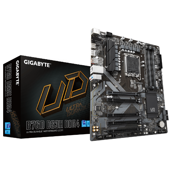 לוח Gigabyte B760 DS3H DDR4 ATX PCIE 4.0 DP HDMI LGA1700 - Cryptech