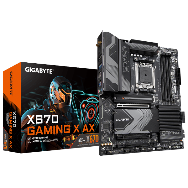 לוח Gigabyte X670 Gaming X AX AM5 PCIE 5.0 DDR5 WIFI 6E - Cryptech