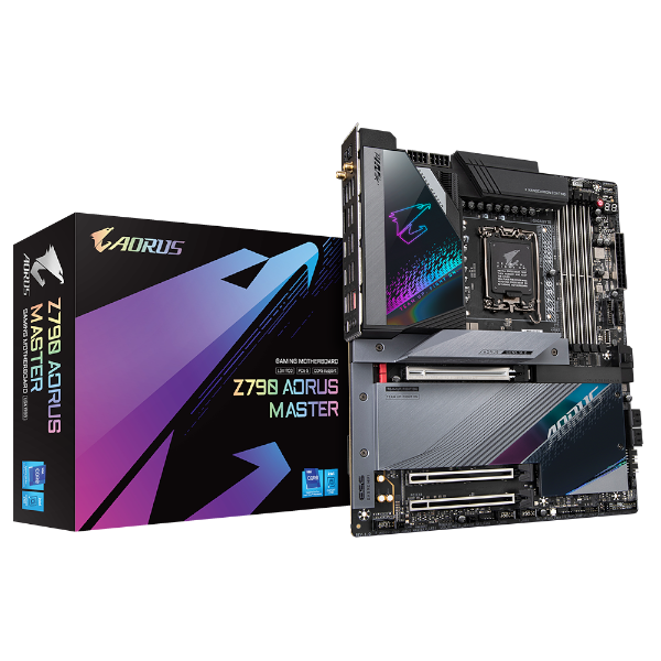 לוח Gigabyte Z790 AORUS MASTER PCIE 5.0 10GB Lan WIFI 6E - Cryptech