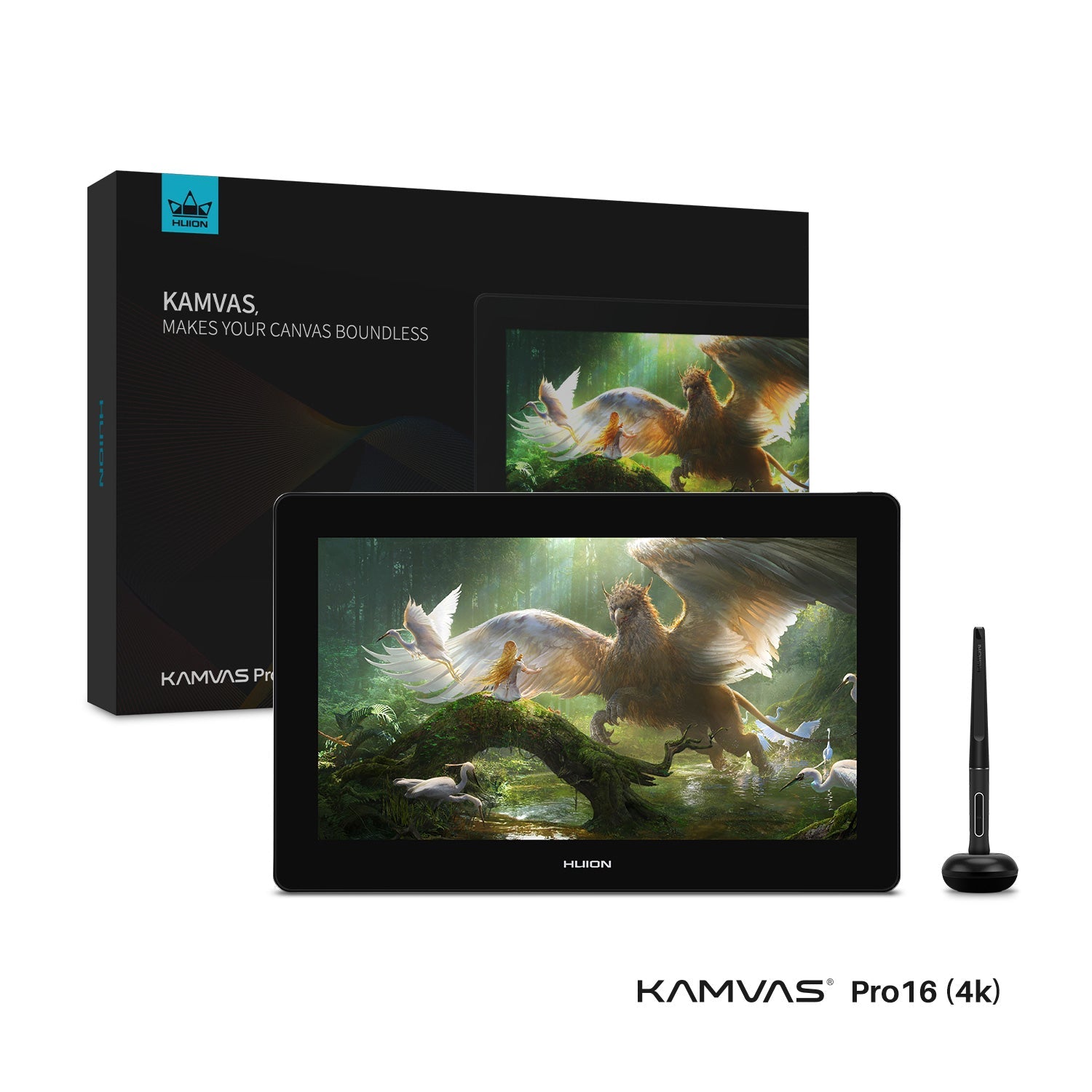 לוח גרפי HUION KAMVAS PRO 16 4K (GT1561) DRAWING DISPLAY