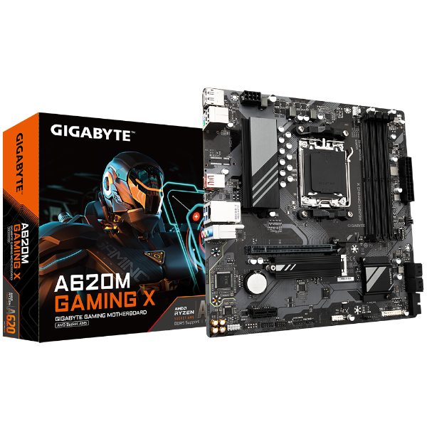 לוח אם Gigabyte A620M GAMING X AMD AM5 Micro-ATX - Cryptech