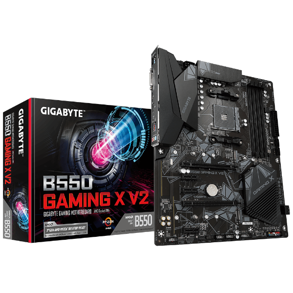 לוח אם Gigabyte B550 GAMING X V2 1.4 ATX DDR4 HDMI DVI AMD - Cryptech