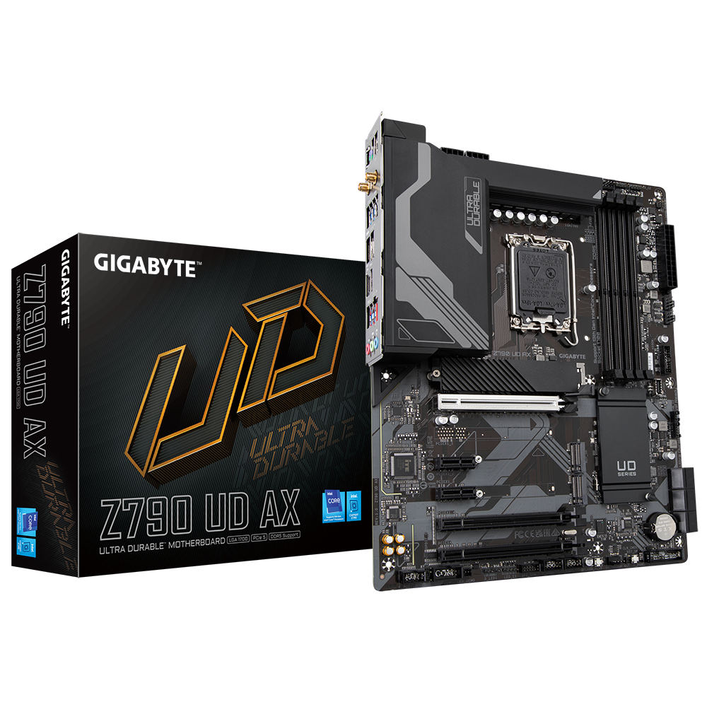 לוח אם Gigabyte Z790 UD AX 1.2 WIFI 6E PCIE5.0 lan 2.5GbE ATX - Cryptech