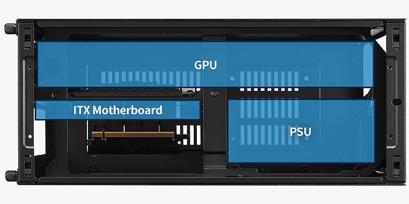 מארז מחשב Lian-Li A4-H2O (A4-H20 X4) PCIe 4.0