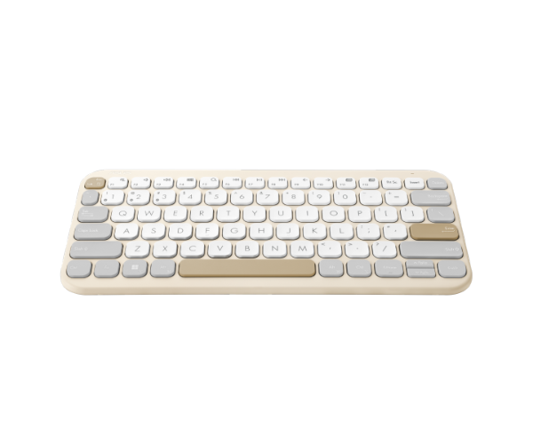 מקלדת אלחוטית ASUS Marshmallow Keyboard KW100 BT Oat Milk