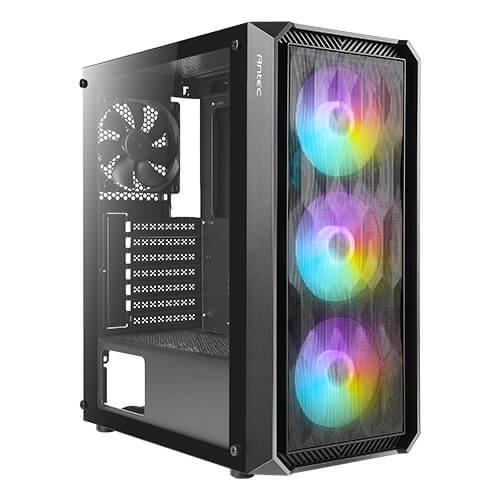 מארז Antec NX292 Mid Tower up to E-ATX MB 3X120MM RGB SIDE GLASS - Cryptech