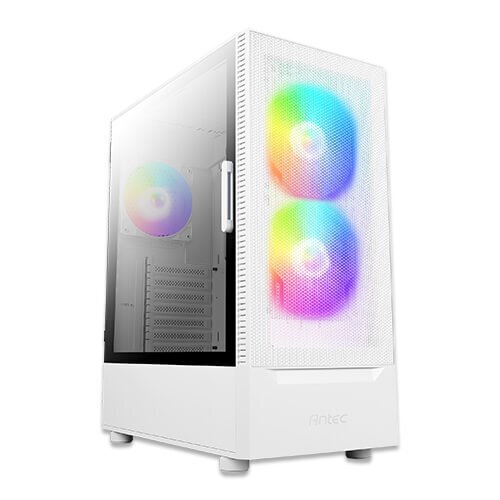 מארז Antec NX410 V2 RGB ATX MID Tower Glass Side panel White - Cryptech