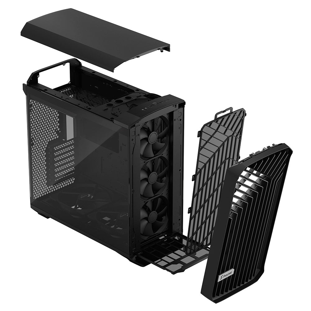 מארז FRACTAL DESIGN TORRENT BLACK TG LIGHT TINT - Cryptech