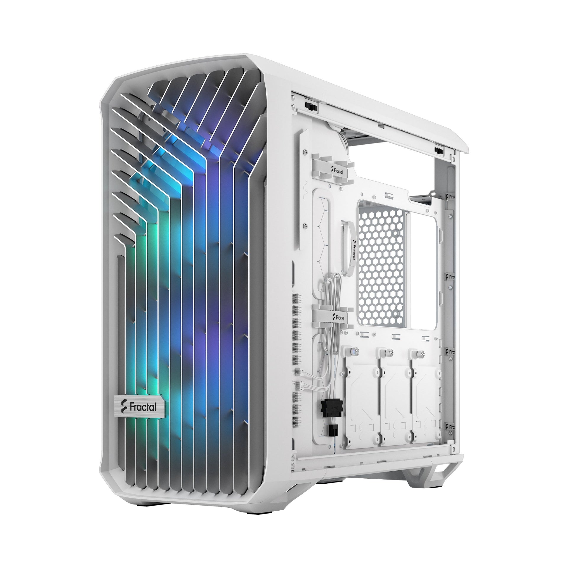 Fractal To Rent Compact מארז FRACTAL DESIGN TORRENT COMPACT RGB WHITE TG CLEAR TINT – Cryptech