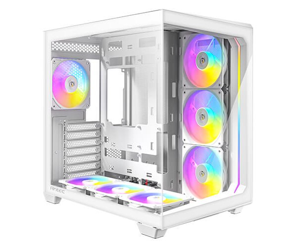 מארז לבן Antec C5 RGB Mid-Tower ATX 7x ARGB FANS Incl Type-C