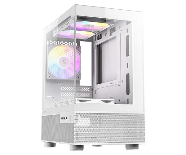 מארז לבן Antec CX200M RGB ELITE M-ATX 5X120mm RGB FANS