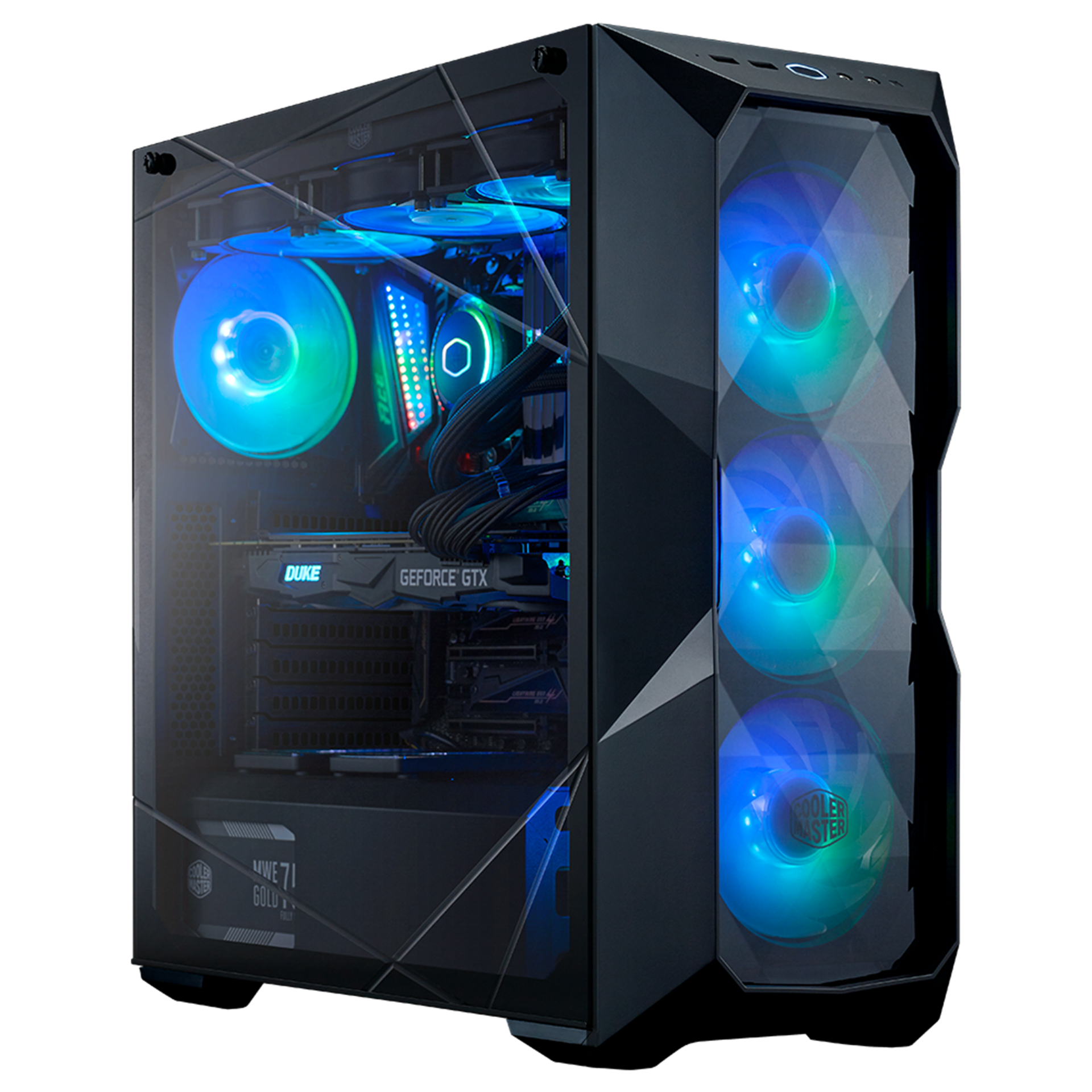 מארז מחשב COOLERMASTER MASTERBOX TD500 CRYSTAL - Cryptech