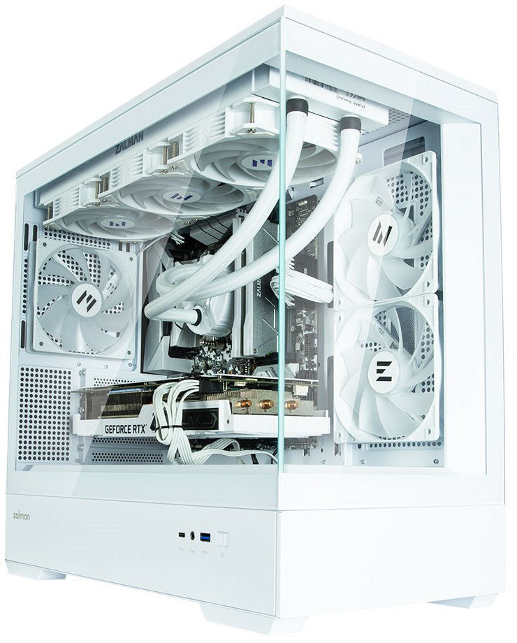 מארז ZALMAN P30 ARGB mATX CASE White