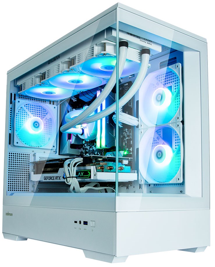 מארז ZALMAN P30 ARGB mATX CASE White