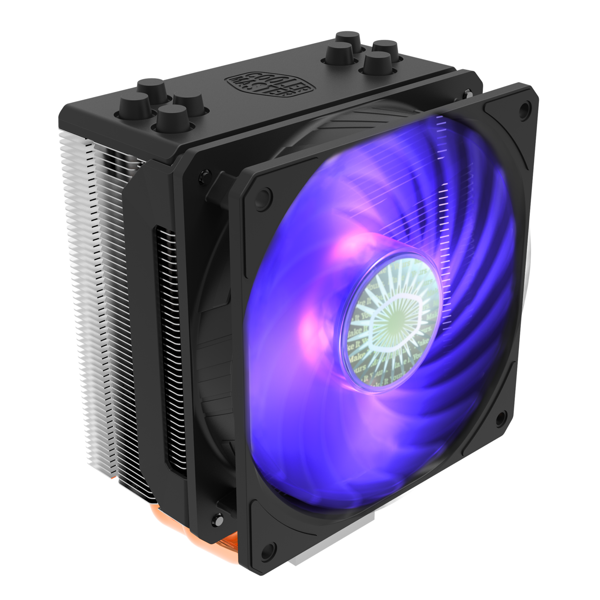 מאוורר למעבד COOLERMASTER HYPER 212 RGB - Cryptech